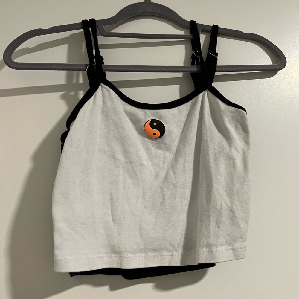 Ying and Yang crop top by Divided size small.